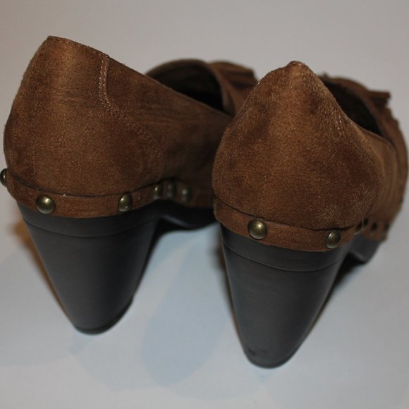 Unionbay Nicolette Studded Loafer Heels Shoes 7 - Picture 4 of 4